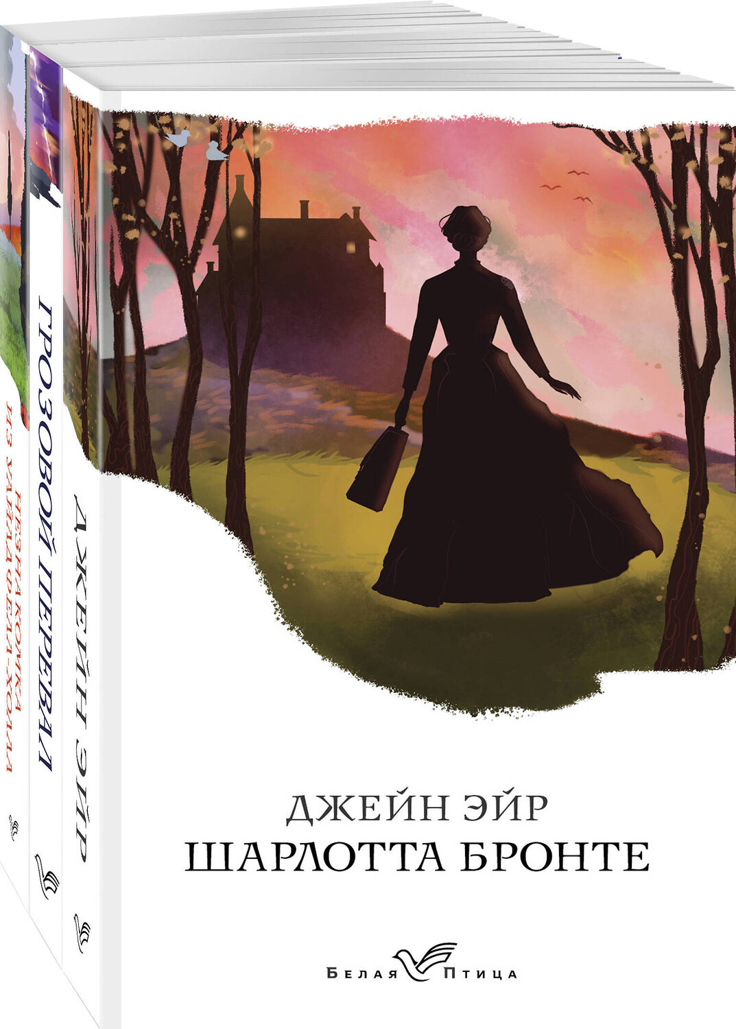 Эксмо Бронте Ш., Бронте Э., Бронте Энн "Набор "Сестры Бронте" (из 3 книг: "Джейн Эйр", "Грозовой перевал", "Незнакомка из Уайлдфелл-Холла")" 362309 978-5-04-196716-1