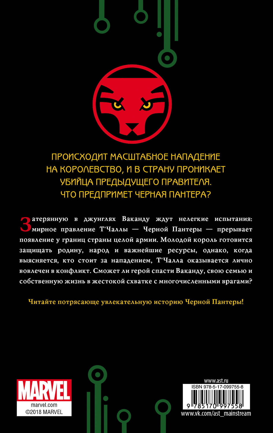 АСТ Джесси Дж. Холланд "Черная Пантера: кто он?" 365250 978-5-17-099755-8