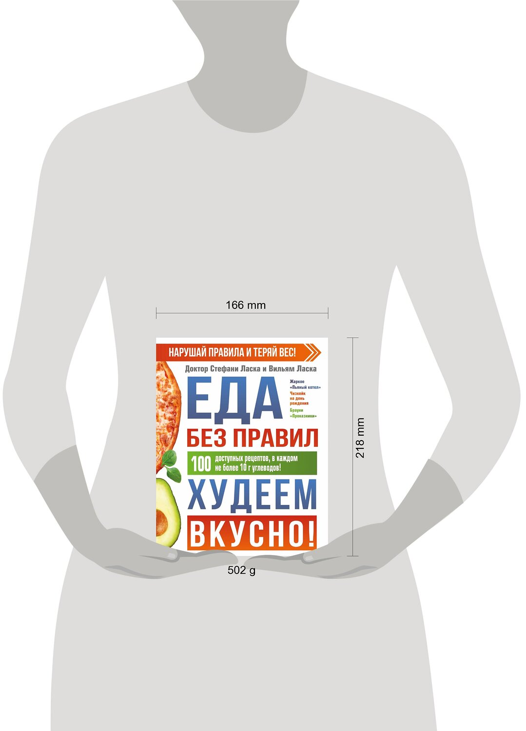 АСТ Стефани Ласка "Еда без правил. Худеем вкусно!" 375907 978-5-17-146069-3