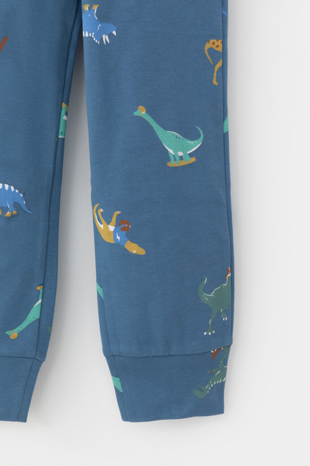 CROCKID Пижама 378372 К 1552 синяя волна, дино спортсмены