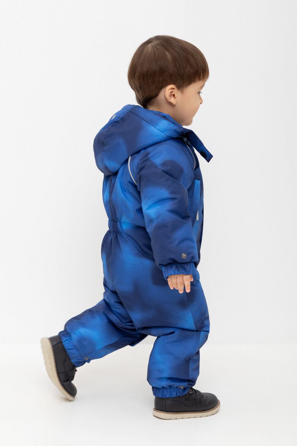 CROCKID Комбинезон 378457 ВК 60032/н/40 Ал голубой спрей на черно-синем