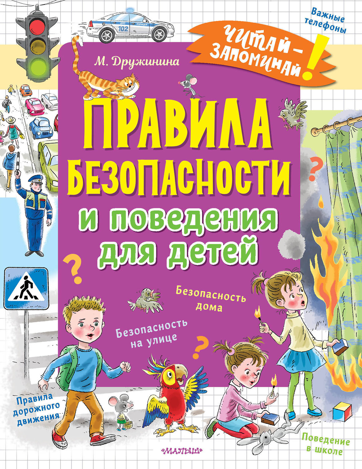 АСТ Дружинина М.В. "Правила безопасности и поведения для детей" 378467 978-5-17-149546-6