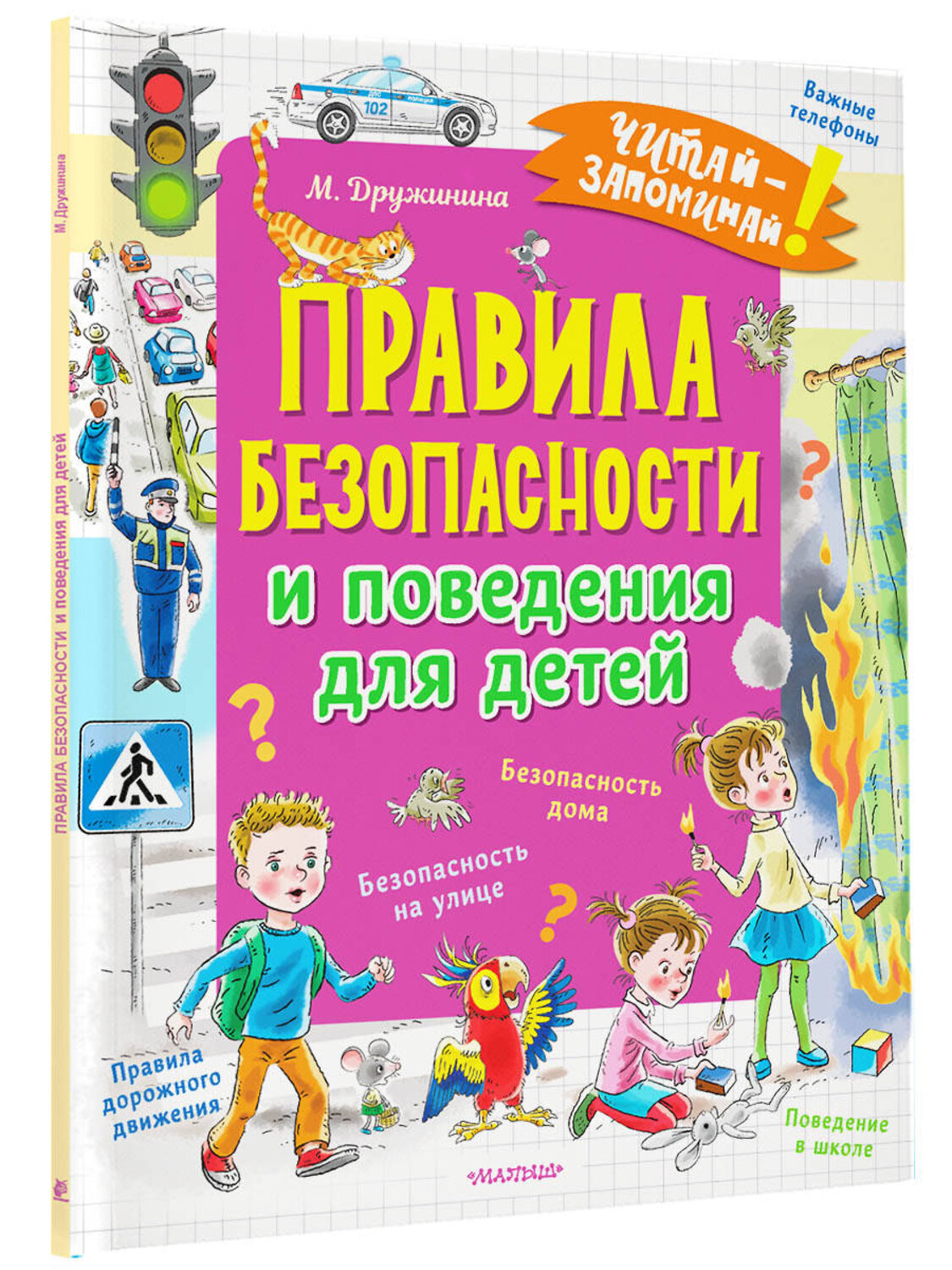 АСТ Дружинина М.В. "Правила безопасности и поведения для детей" 378467 978-5-17-149546-6