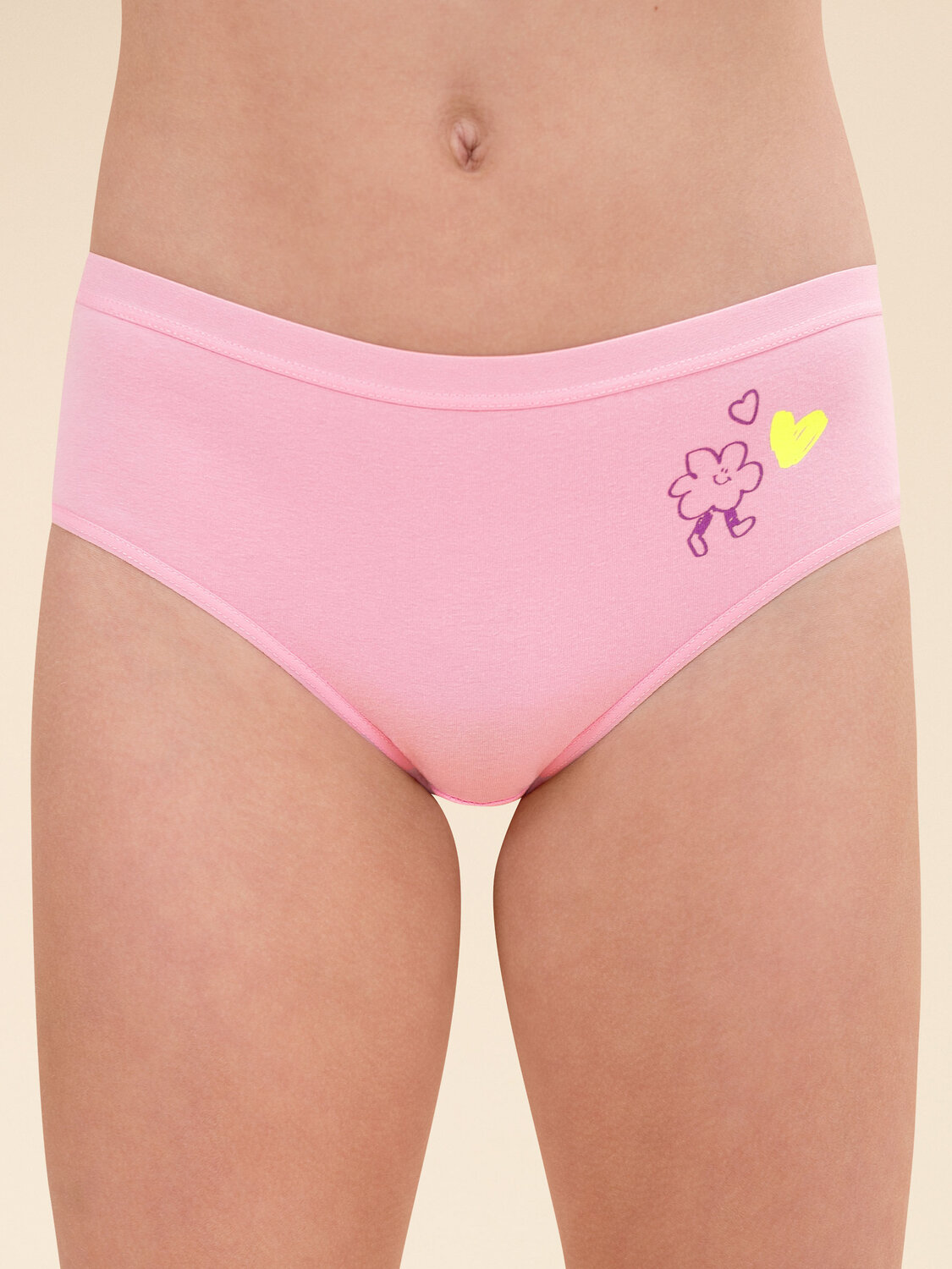 PELICAN Трусы 382833 GULB3353(3) Белый/розовый/лаймовый