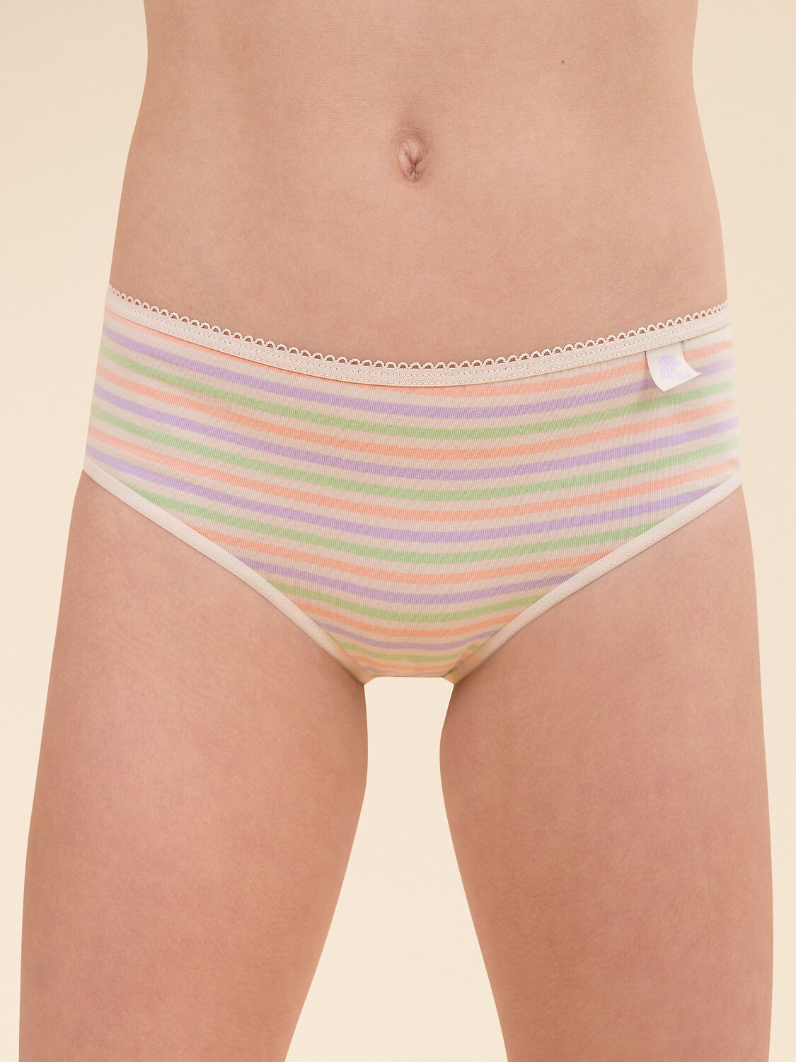 PELICAN Трусы 382834 GULB3354(3) Лаванда/персиковый/персиковый