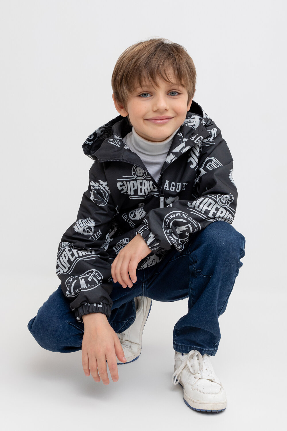 CROCKID Куртка 384120 ВК 30141/н/2 ГР черный песок