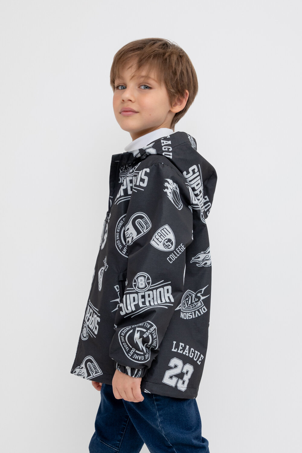 CROCKID Куртка 384120 ВК 30141/н/2 ГР черный песок
