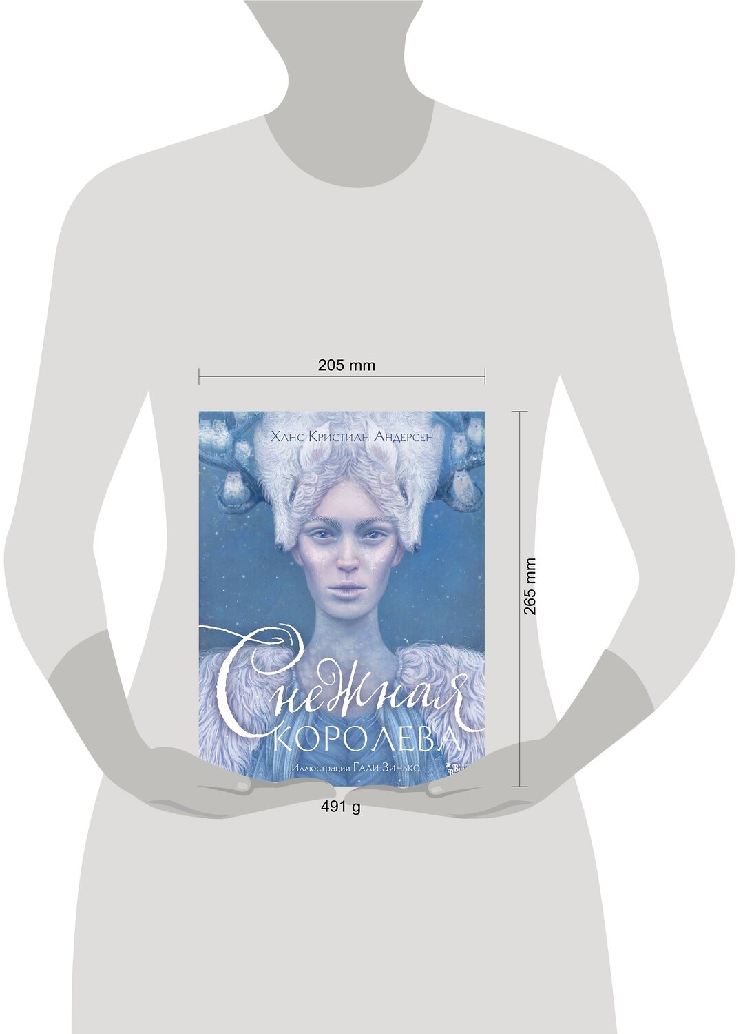 АСТ Ханс Кристиан Андерсен "Снежная королева. Иллюстрации Гали Зинько" 385716 978-5-17-158218-0