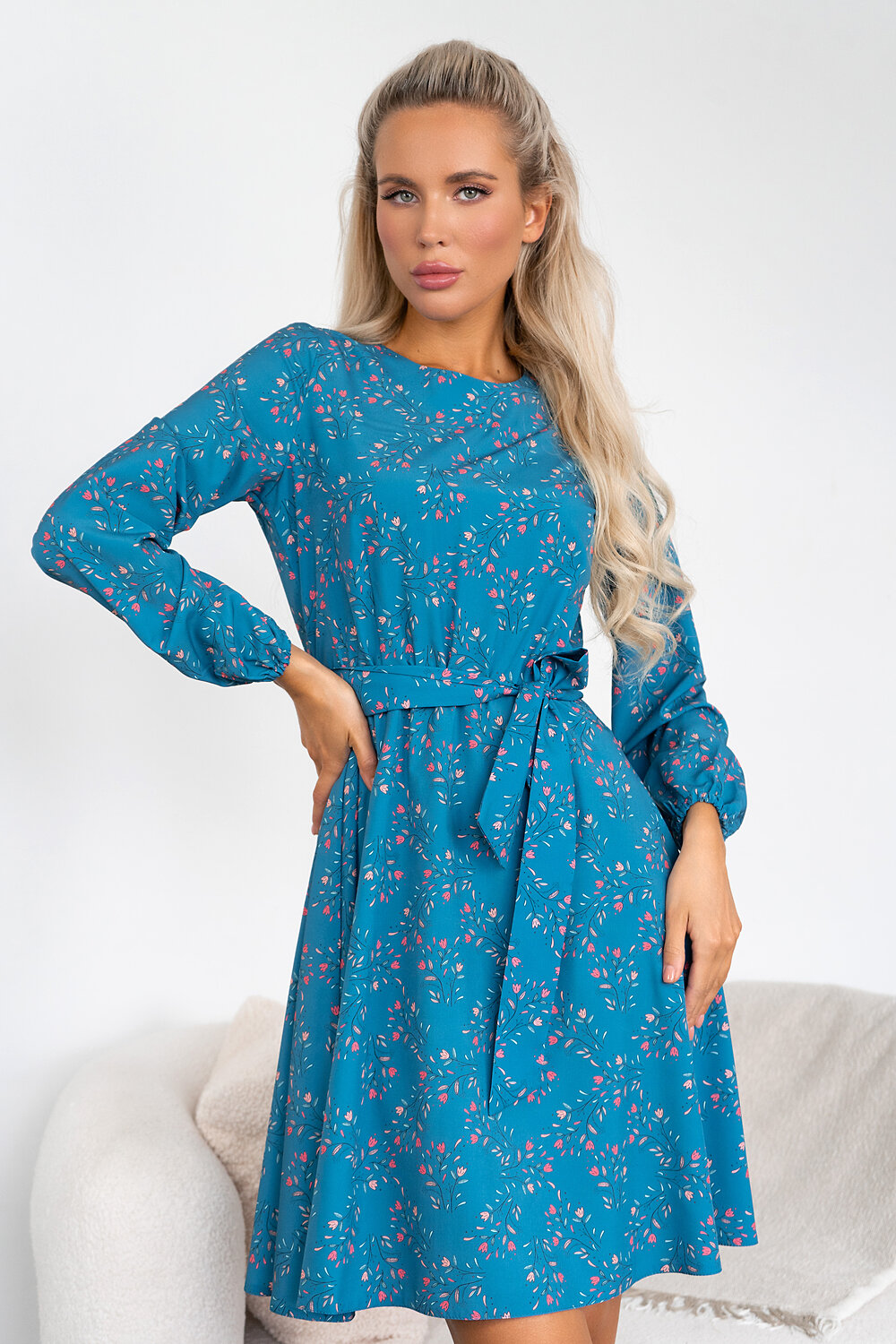 Open-style Платье 389350 5474 морская волна