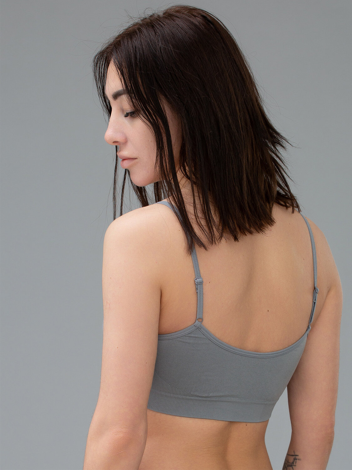 JS Giulia Топ 393380 BRASSIERE grigio