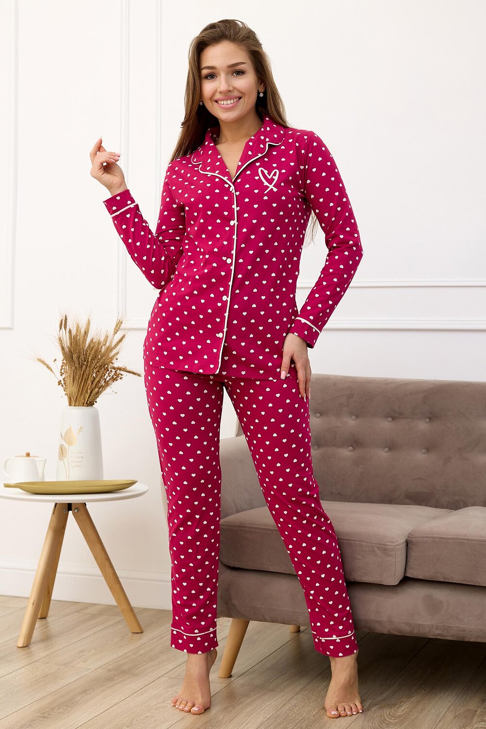 Lika Dress Пижама 393455 9895 Малиновый
