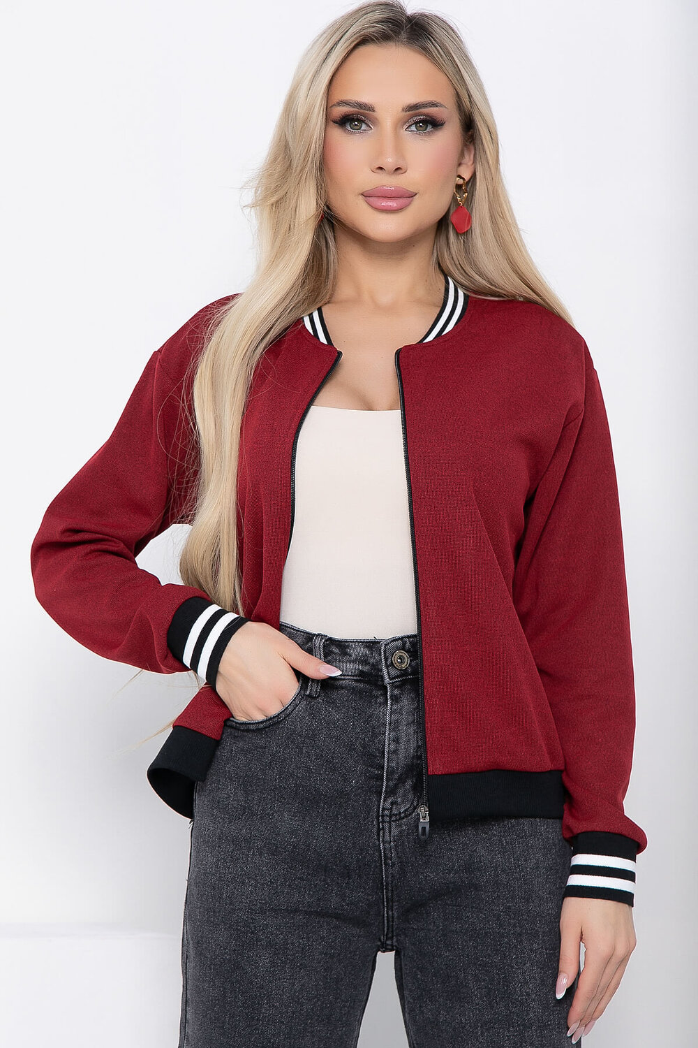 LT Collection Бомбер 394395 Б8547 красный