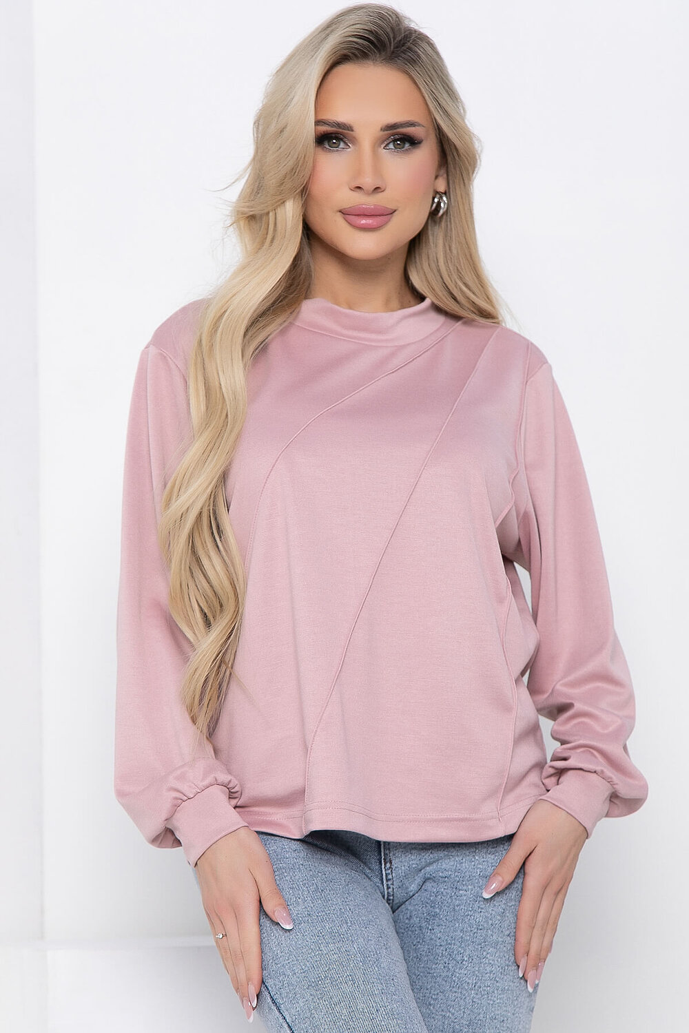 LT Collection Джемпер 394407 Б8578 пыльно-розовый