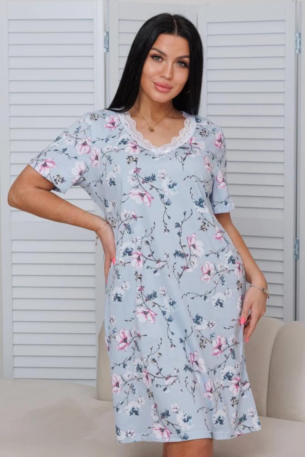 Lika Dress Сорочка 394438 9997 Голубой