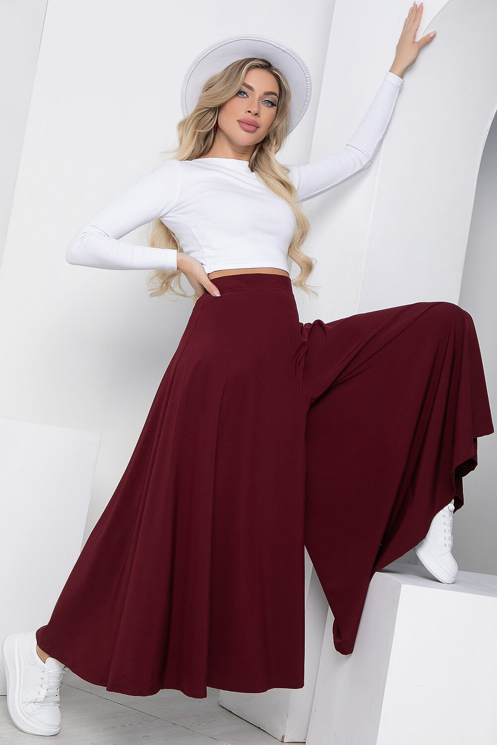 LT Collection Брюки 395767 Б8660 бордовый
