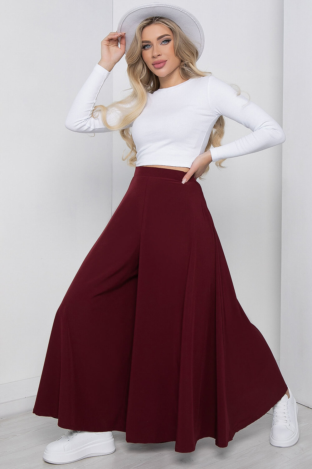 LT Collection Брюки 395767 Б8660 бордовый