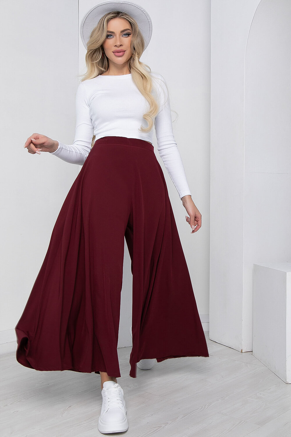 LT Collection Брюки 395767 Б8660 бордовый