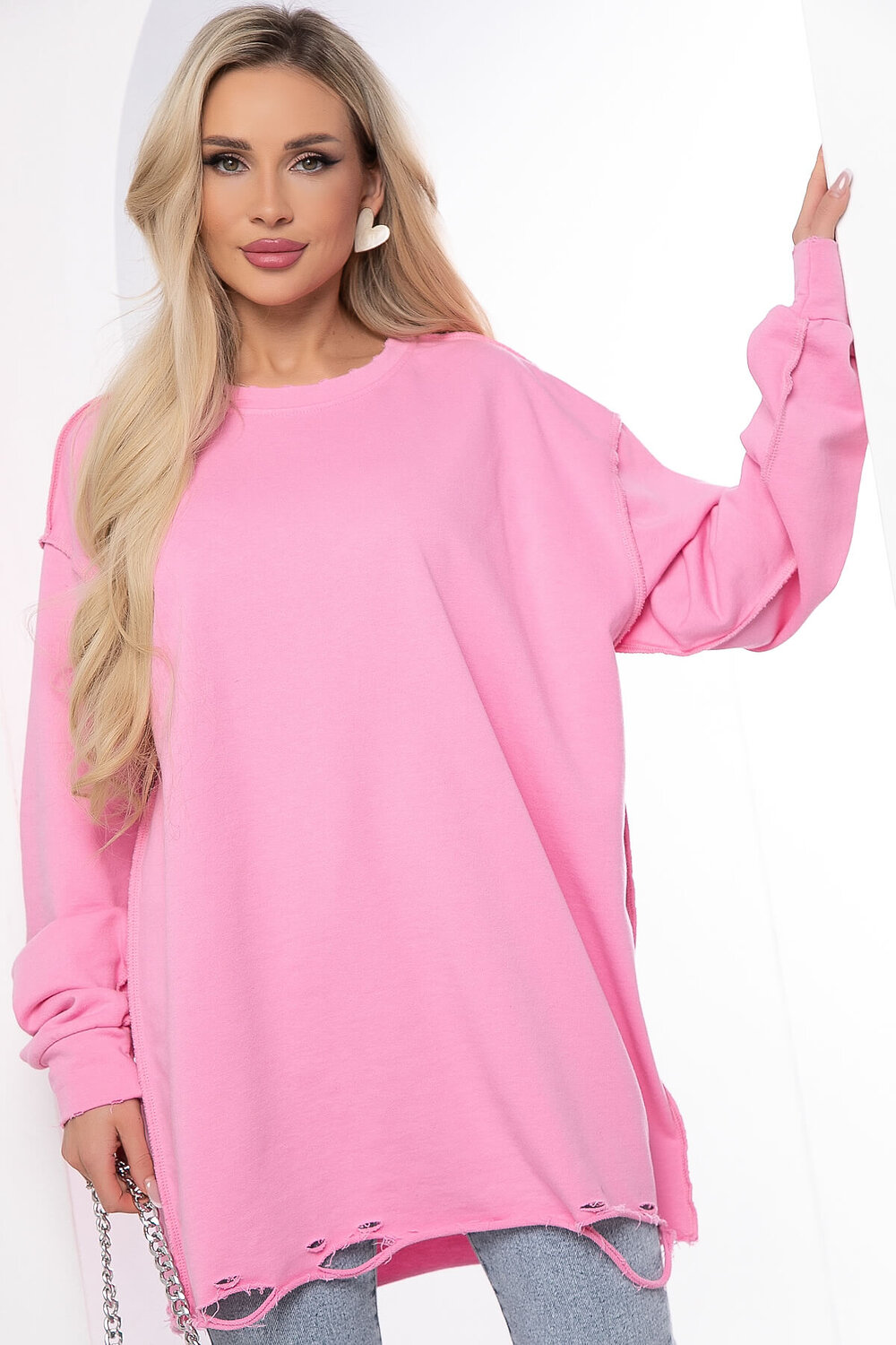 LT Collection Джемпер 395769 Б8671 розовый