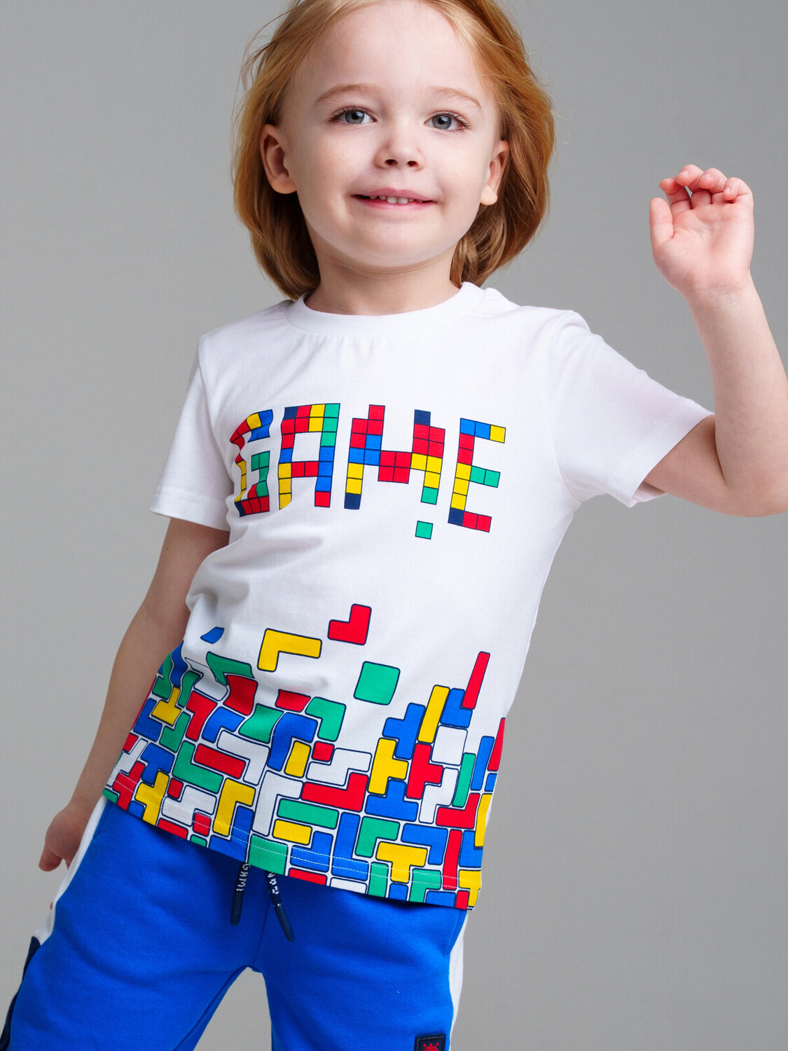 PLAYTODAY Фуфайка 395802 12412908 белый,разноцветный
