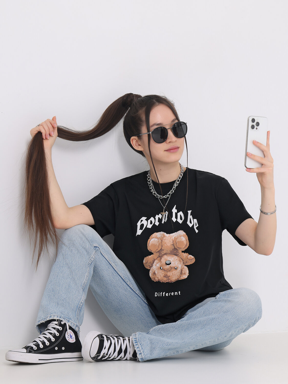 Апрель Футболка 397202 1ЖДФК4217006 черный