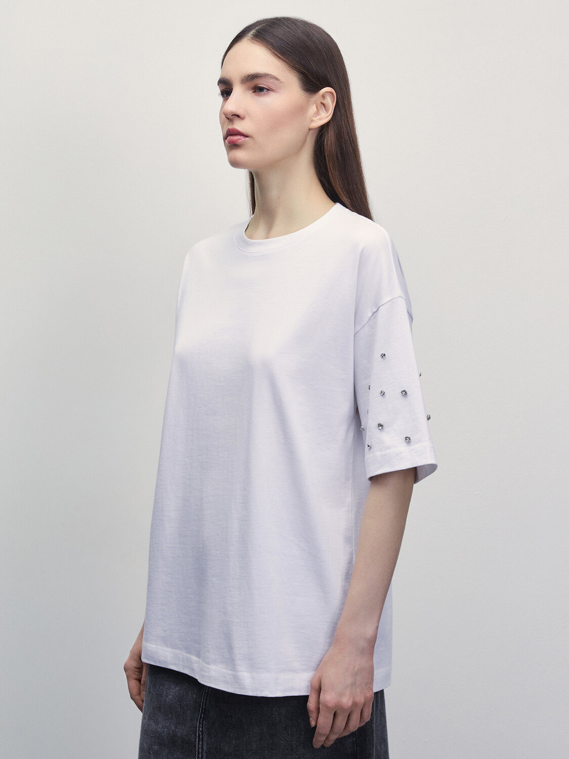 ZARINA Футболка 402155 4224507406 белый