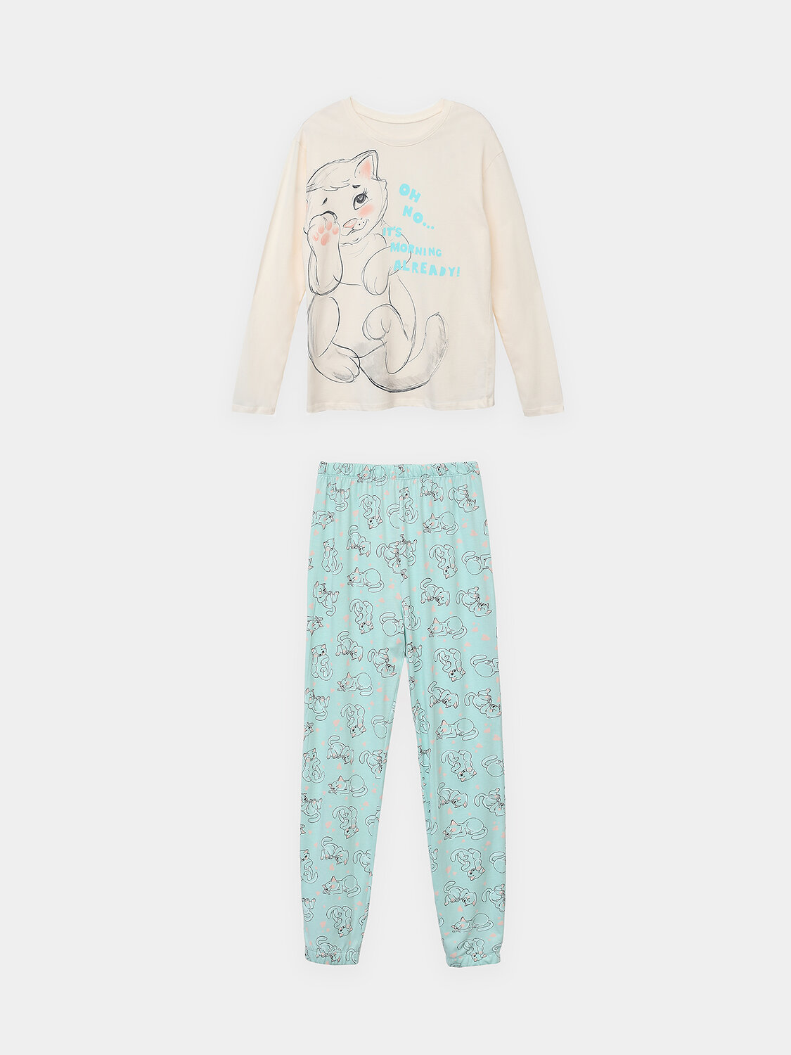 MARK FORMELLE Комплект 402867 592510 молочный +котики на цвете иней