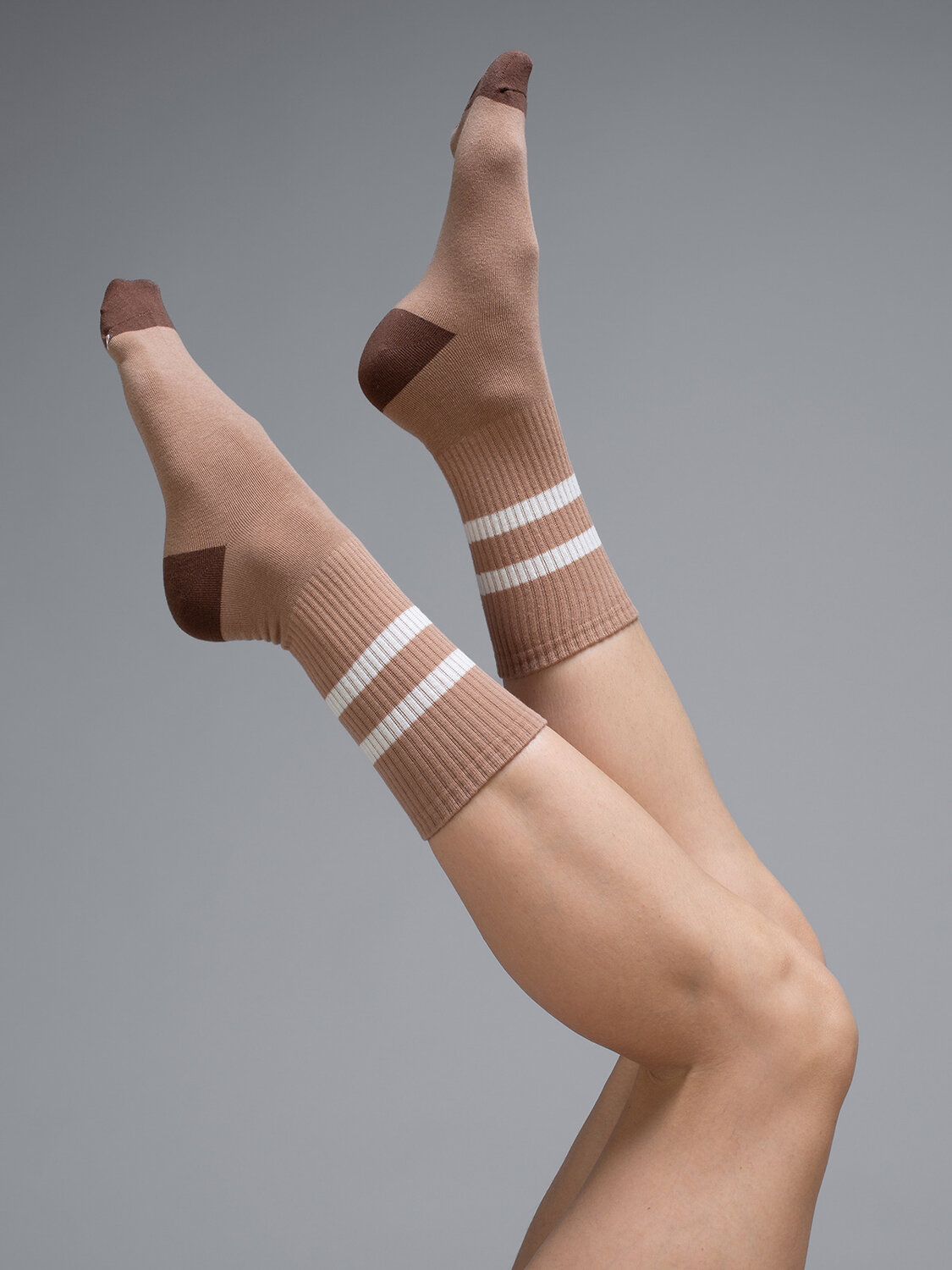 JS Giulia Носки 405019 WS4 TRENDY 06 cacao/stripe