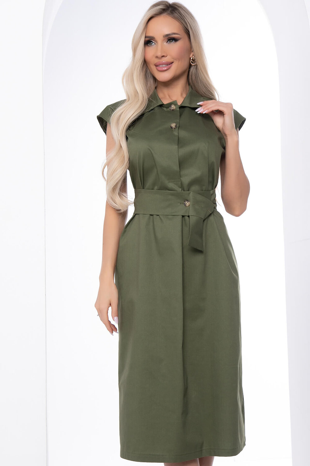 LT Collection Платье 406292 П8751 хаки