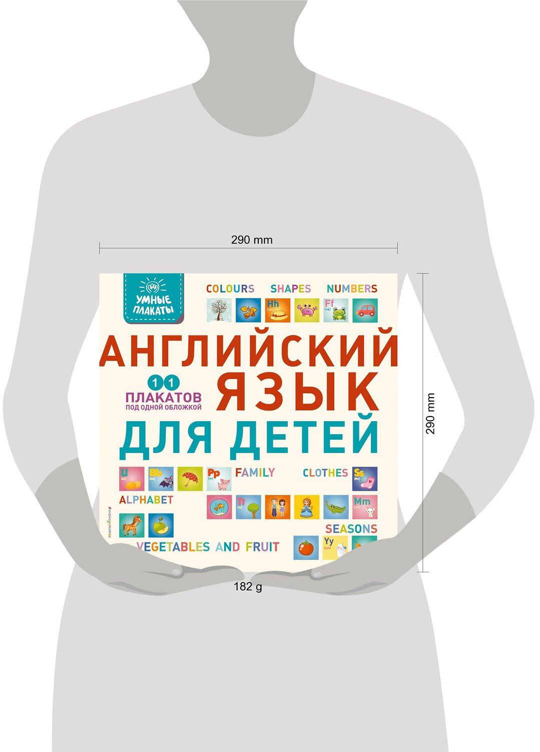 Эксмо "Умные плакаты. Английский язык для детей" 410720 978-5-04-121875-1