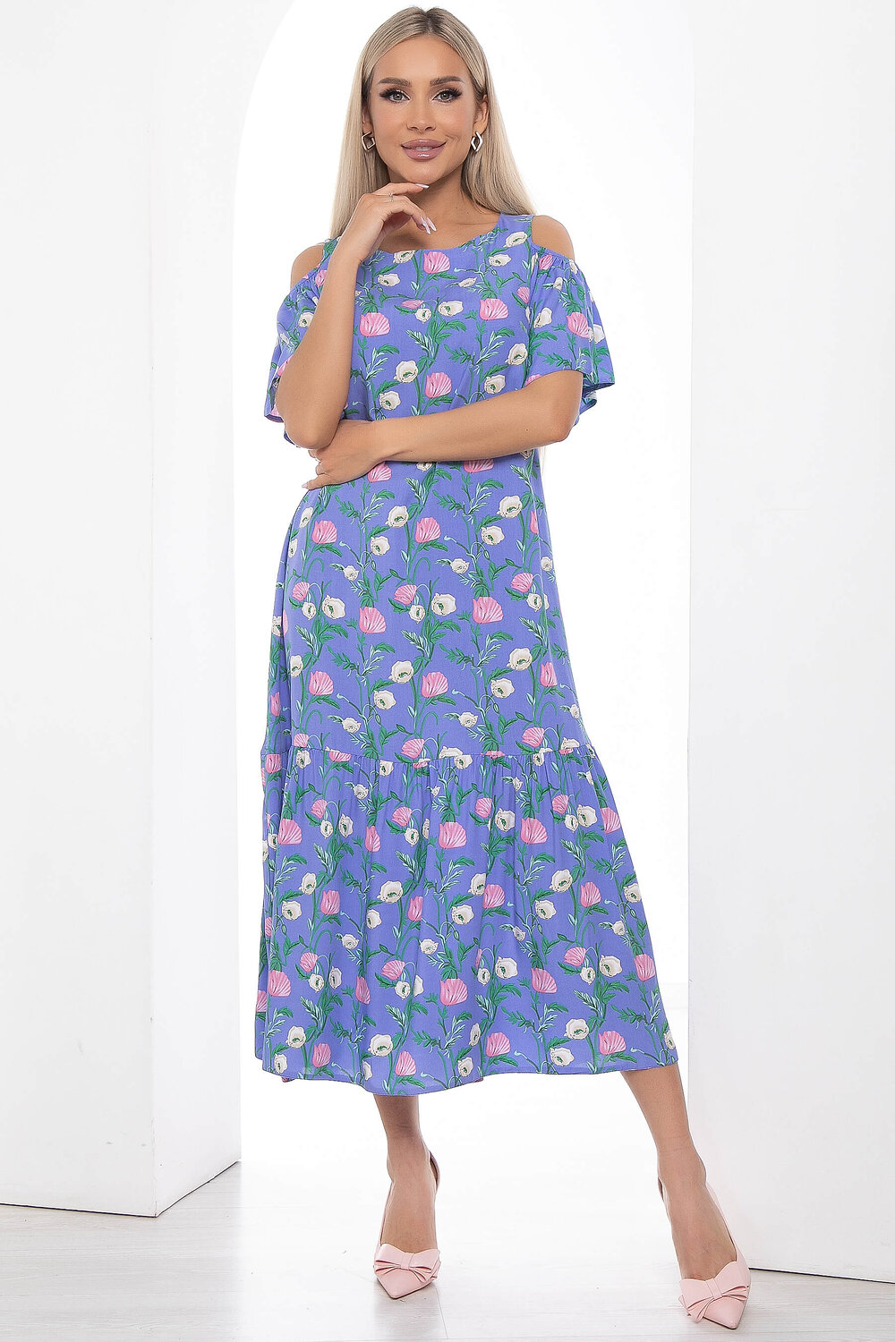 LT Collection Платье 412308 П8852 синий
