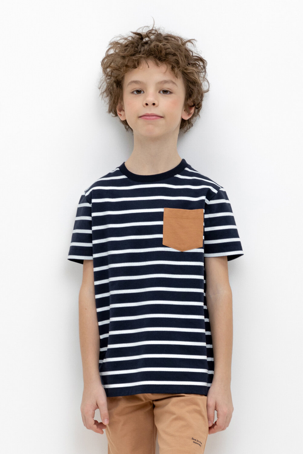 CROCKID Фуфайка 413626 КР 302380 индиго, полоска