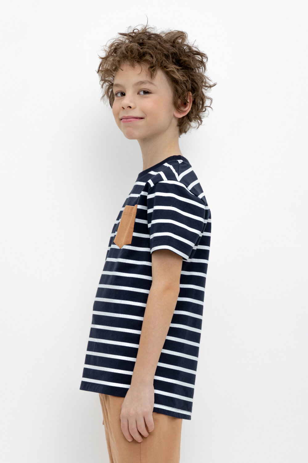 CROCKID Фуфайка 413626 КР 302380 индиго, полоска