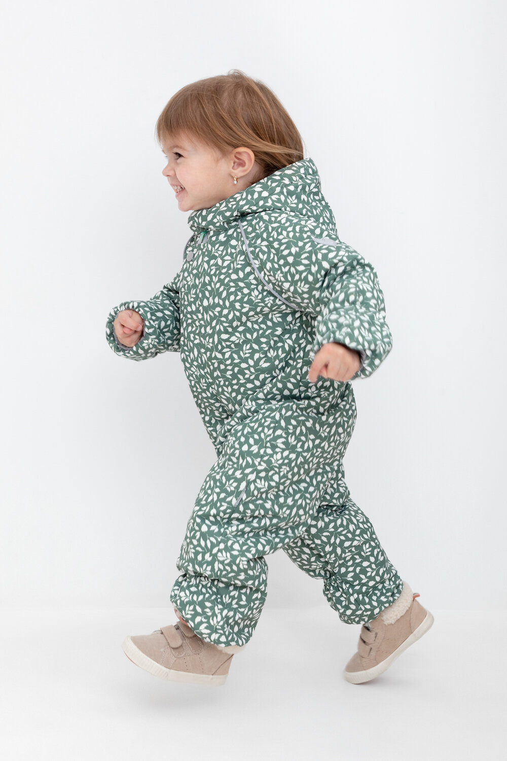 CROCKID Комбинезон 413995 ВК 60085/н/25 УЗГ зеленый мох, листья