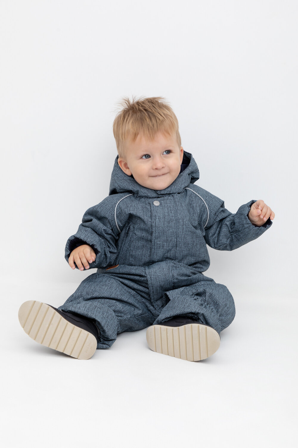 CROCKID Комбинезон 413999 ВК 60085/н/36 УЗГ синий туман, текстура ткани