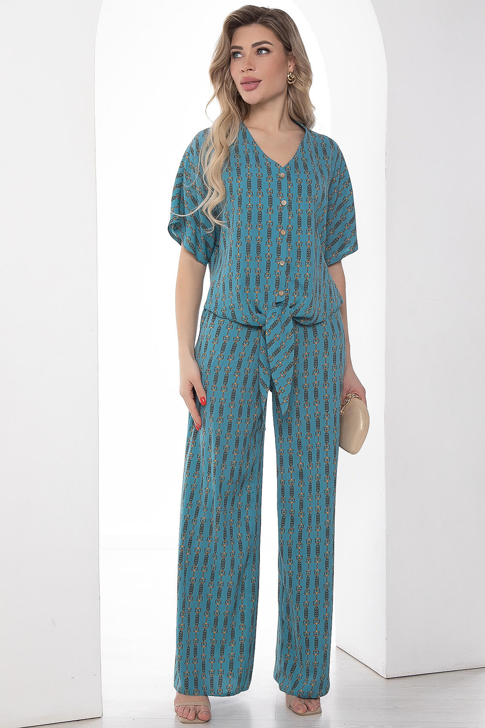 LT Collection Костюм 415074 К9078 бирюзовый