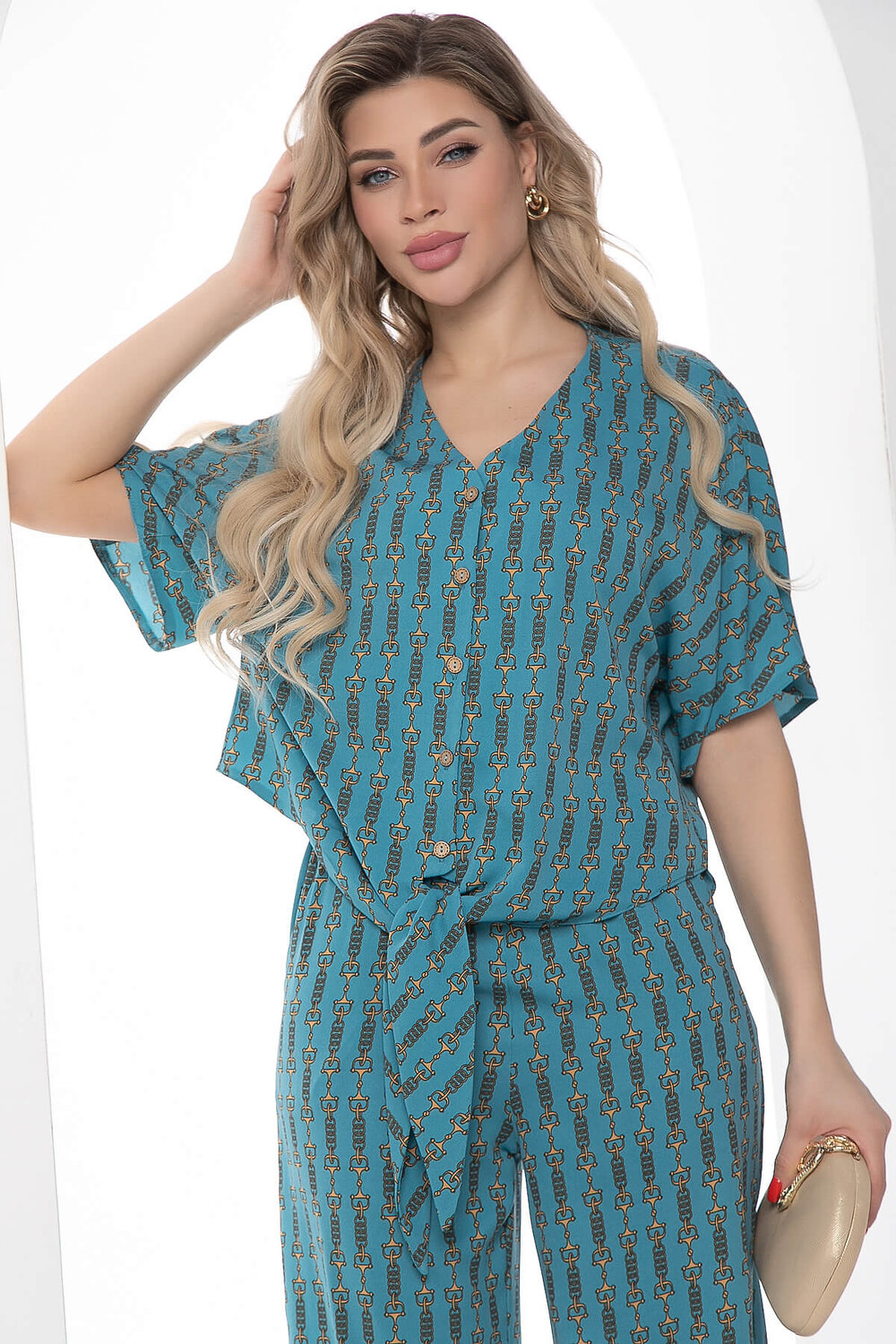 LT Collection Костюм 415074 К9078 бирюзовый