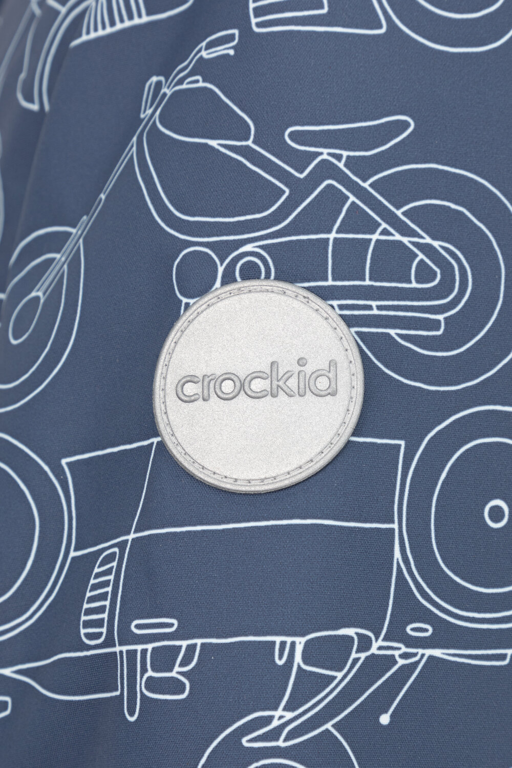 CROCKID Куртка 415451 ВК 30135/н/2 ГР черное море, машины