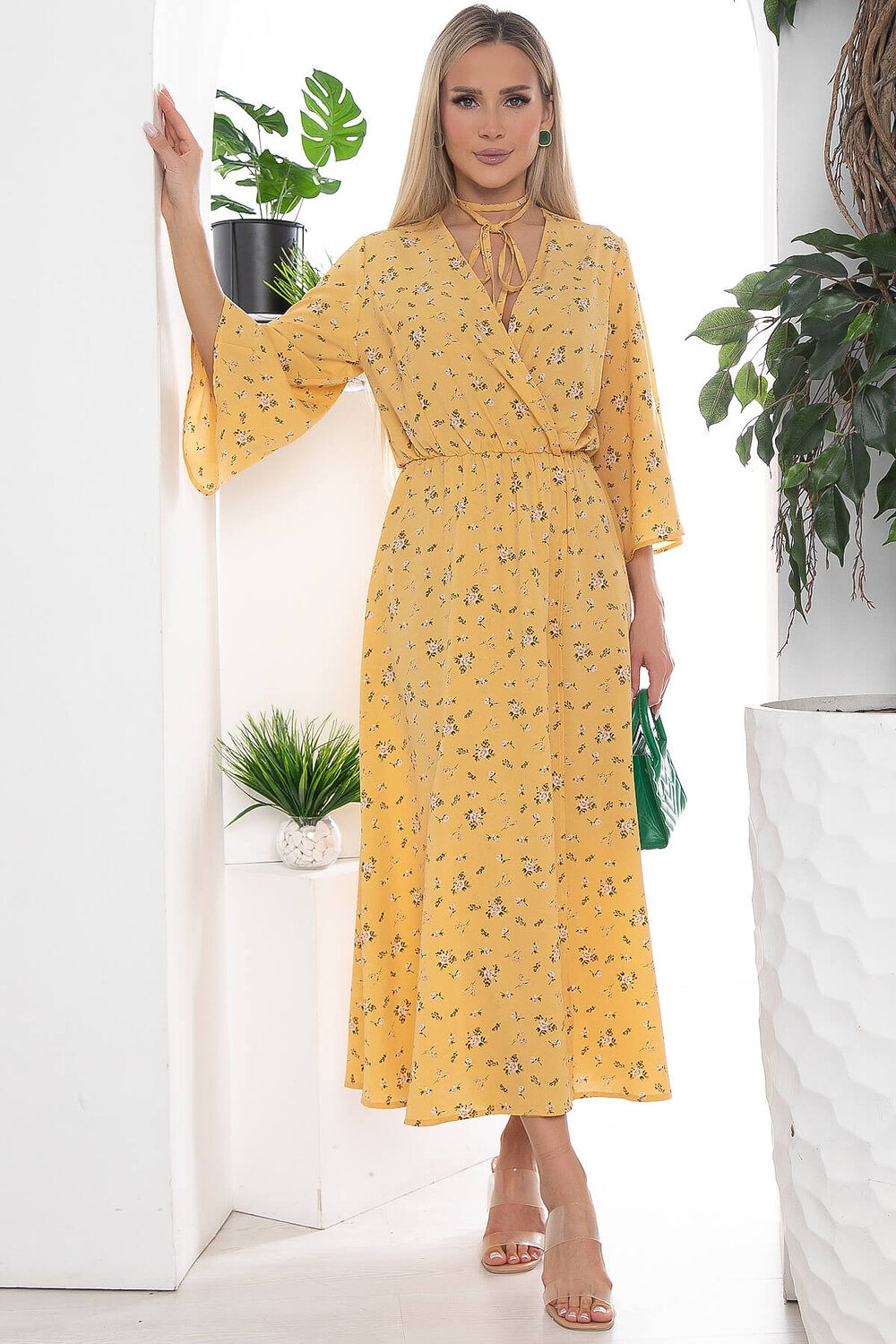 LT Collection Платье 423120 П10279 жёлтый