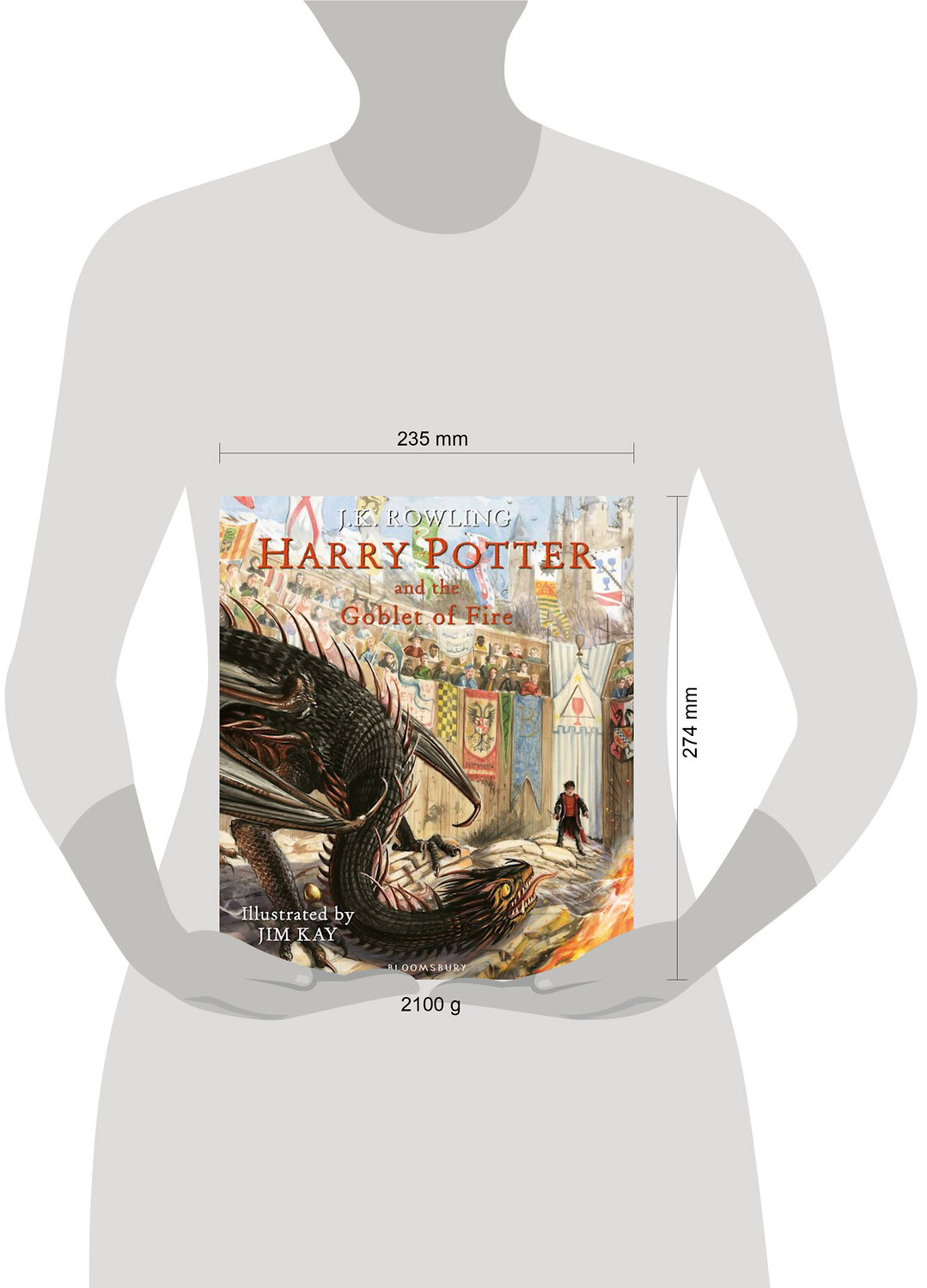 Эксмо Joanne Rowling "Harry Potter and the Goblet of Fire Illustrated Edition (J.K. Rowling) Гарри Поттер и Кубок Огня Илл.издание/ Книги на английском языке" 437740 978-1-40-884567-7