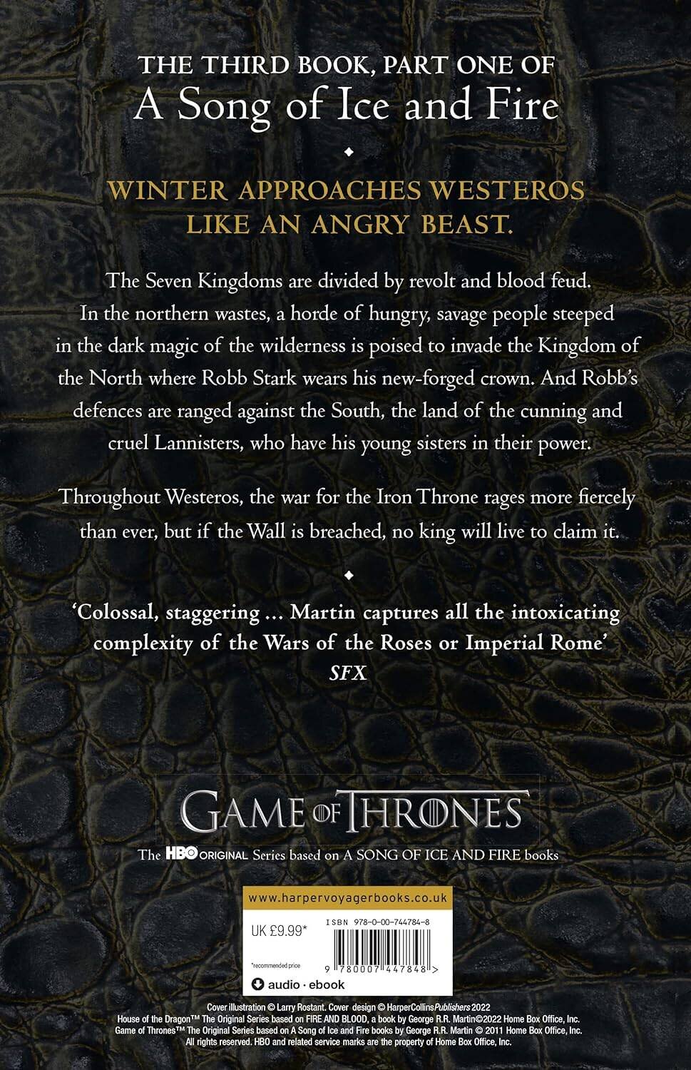 Эксмо George Martin "A storm of swords part 1 (George R.R. Martin) Буря мечей часть 1 (Джордж Р. Р Мартин) /Книги на английском языке" 438171 978-0-00-744784-8