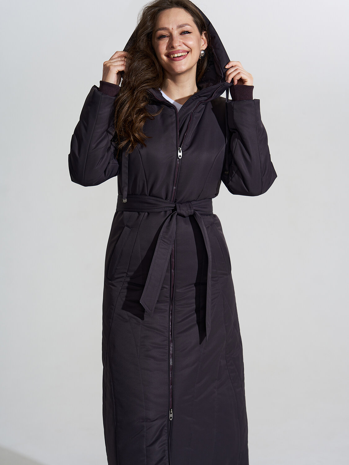 DIMMA Пальто 440336 2503 Баклажановый