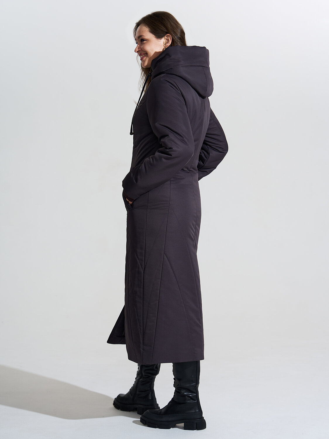 DIMMA Пальто 440336 2503 Баклажановый