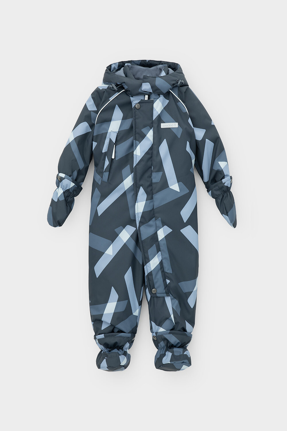 CROCKID Комбинезон 446178 ВК 60032/н/39 Ал индиго, пересекающиеся прямоугольники