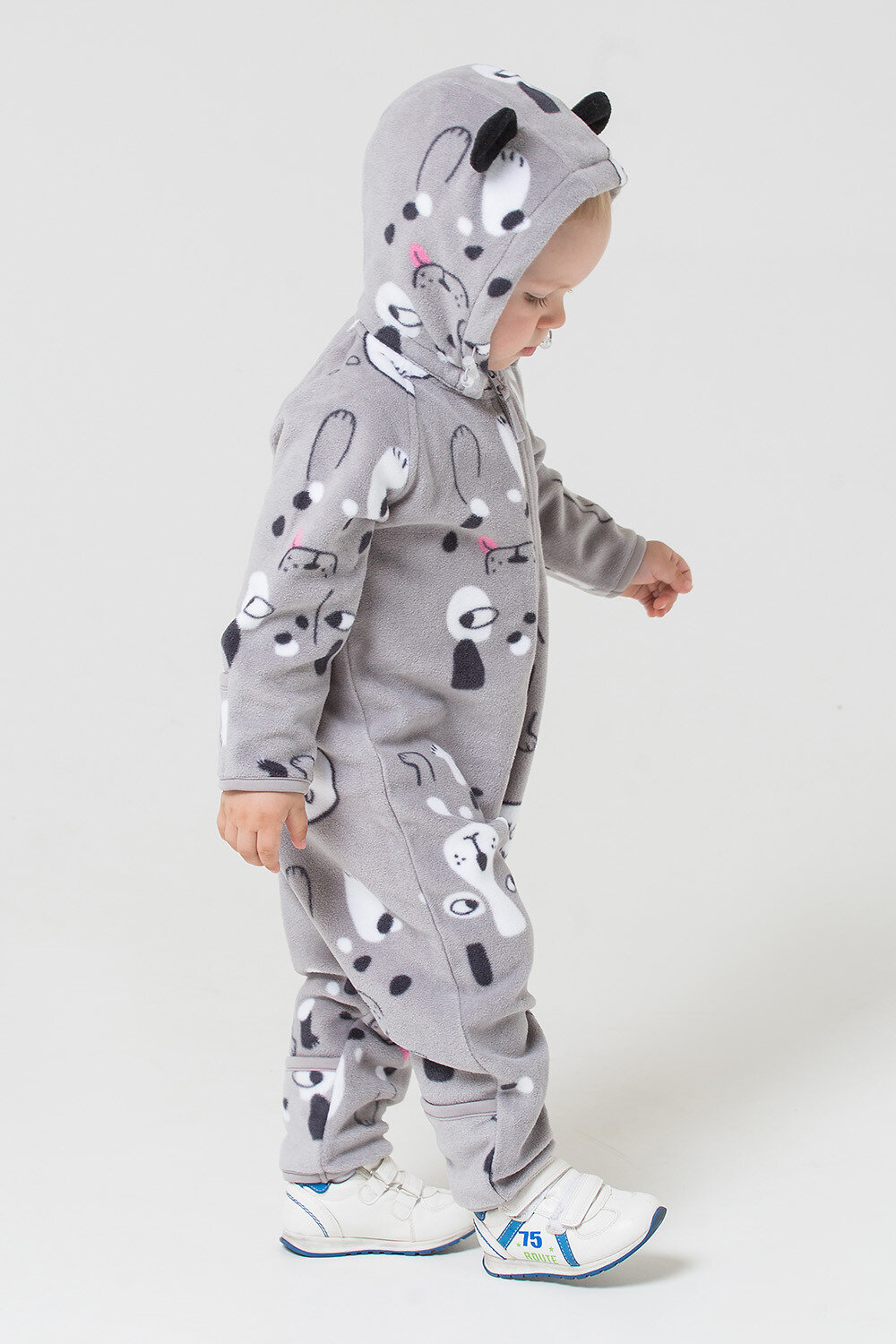 CROCKID Комбинезон 74304 ФЛ 60000/н/32 РР светло-серый5