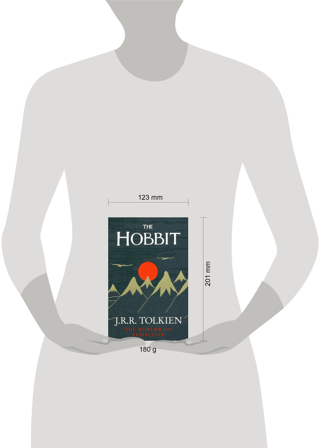 Эксмо Tolkien J.R.R. "The Hobbit (Tolkien J.R.R.) Хоббит (Д.Р.Р Толкин) /Книги на английском языке" 458131 978-0-26-110334-4