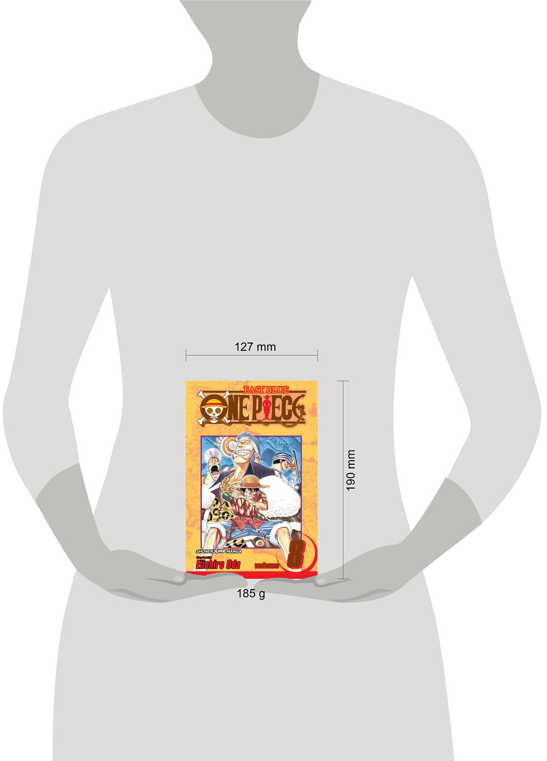 Эксмо Eiichiro Oda "One Piece, Vol. 8 Большой Куш том 8 (Эйитиро Ода)/ Книги на английском языке" 458182 978-1-42-150075-1