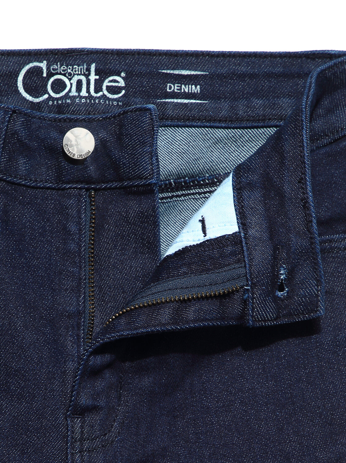 Conte Джинсы 75763 Моделирующие eco-friendly джинсы skinny c супервысокой посадкой CON-175 Lycra® indigo
