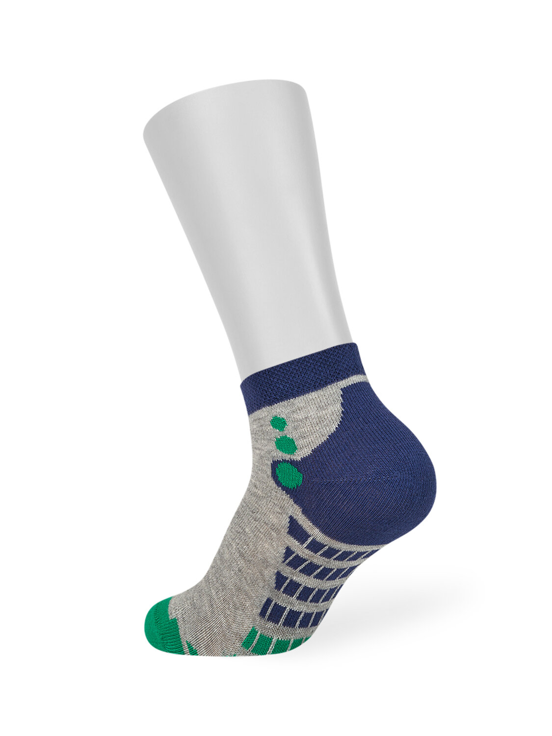 Omsa Носки 476119 OMSA kids Calzino 21S01 с фигурным рисунком по стопе Grigio Melange (Серый)