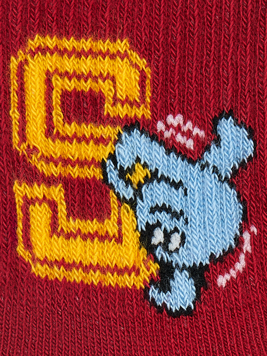 Omsa Носки 476129 OMSA kids Calzino 21S02 с буквами на резинке Rosso (Красный)
