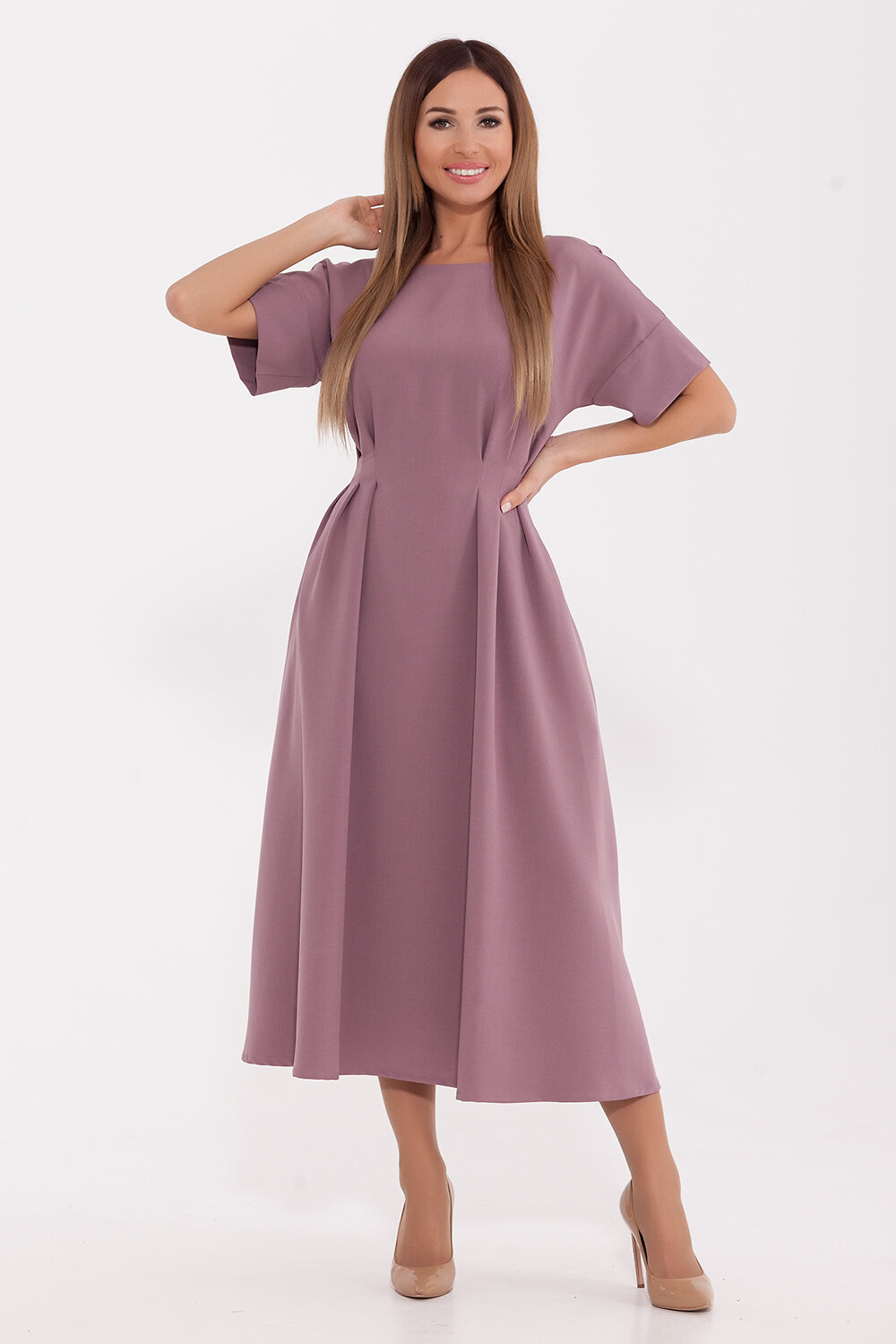NIKA Платье 79229 02-793 Пыльно-розовый
